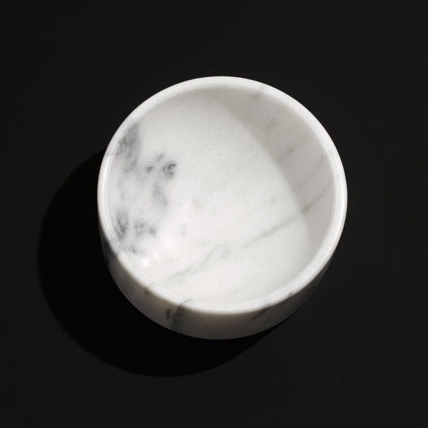 Dog Bowl Marble Unique Modern Cool Hip Luxury Sustainable Hand Crafted Best Made in USA Made in Brooklyn Mr. Dog New York