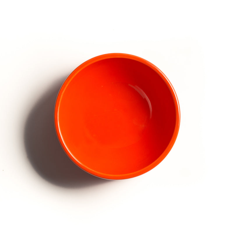 Orange dog bowl sales
