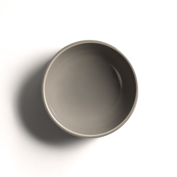 Dog Bowl Grey Ceramic Cool Hip Modern Beautiful Best Unique High Quality Made in USA Made in Brooklyn Mr. Dog New York