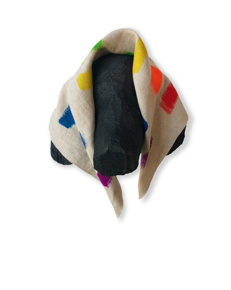 Limited Edition ROYGBIV Hand Painted Bandana
