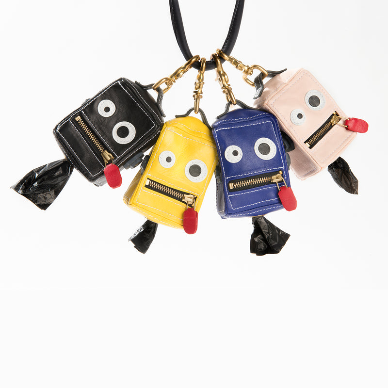 Roboto Dog Poop Bag Holder Blush