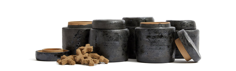Stoneware Treat Jar