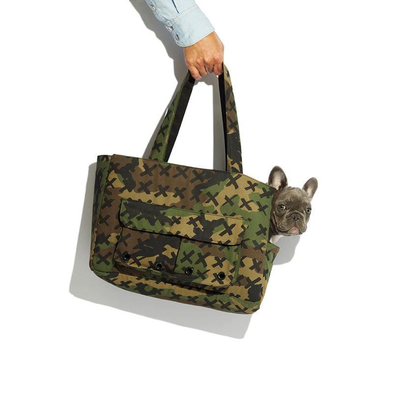 dog travel tote bag Camo-X Tote Bag MED