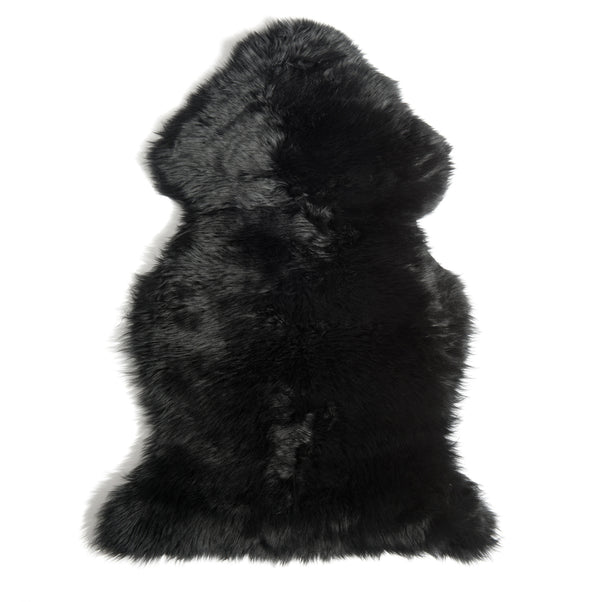 Sheepskin Throw Black