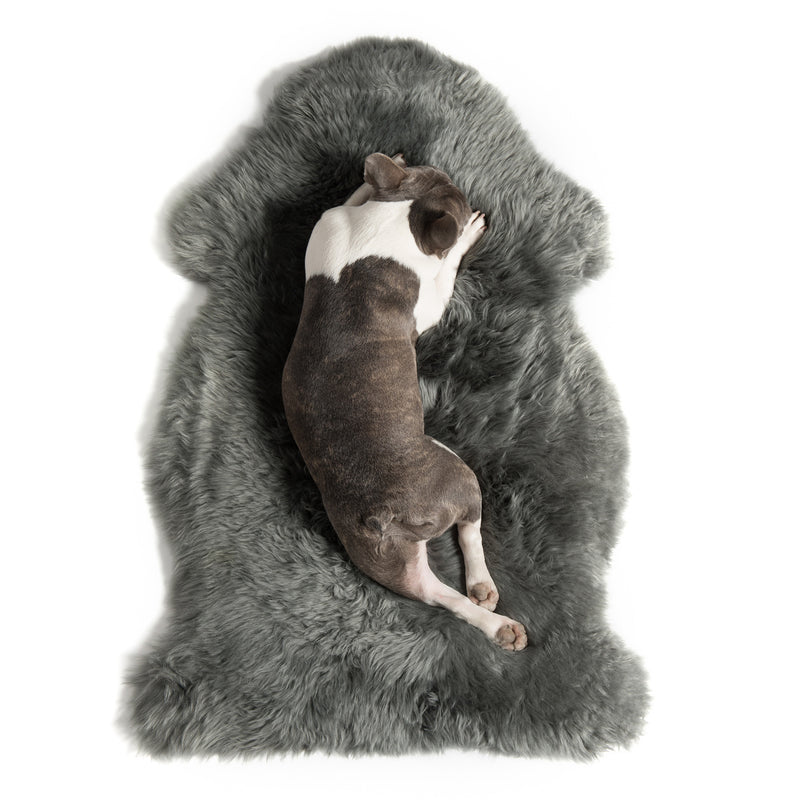 Sheepskin Throw Grey