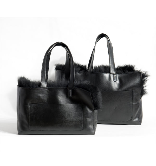 Sheepskin Travel Tote - Mr. Dog New York